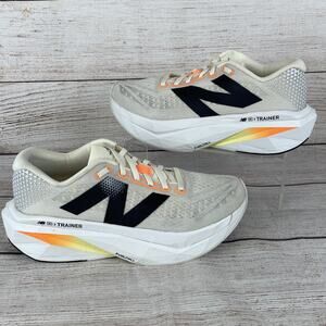 New Balance FuelCell SuperComp Trainer v3 Womens Sz 9B Running Shoes White Orang